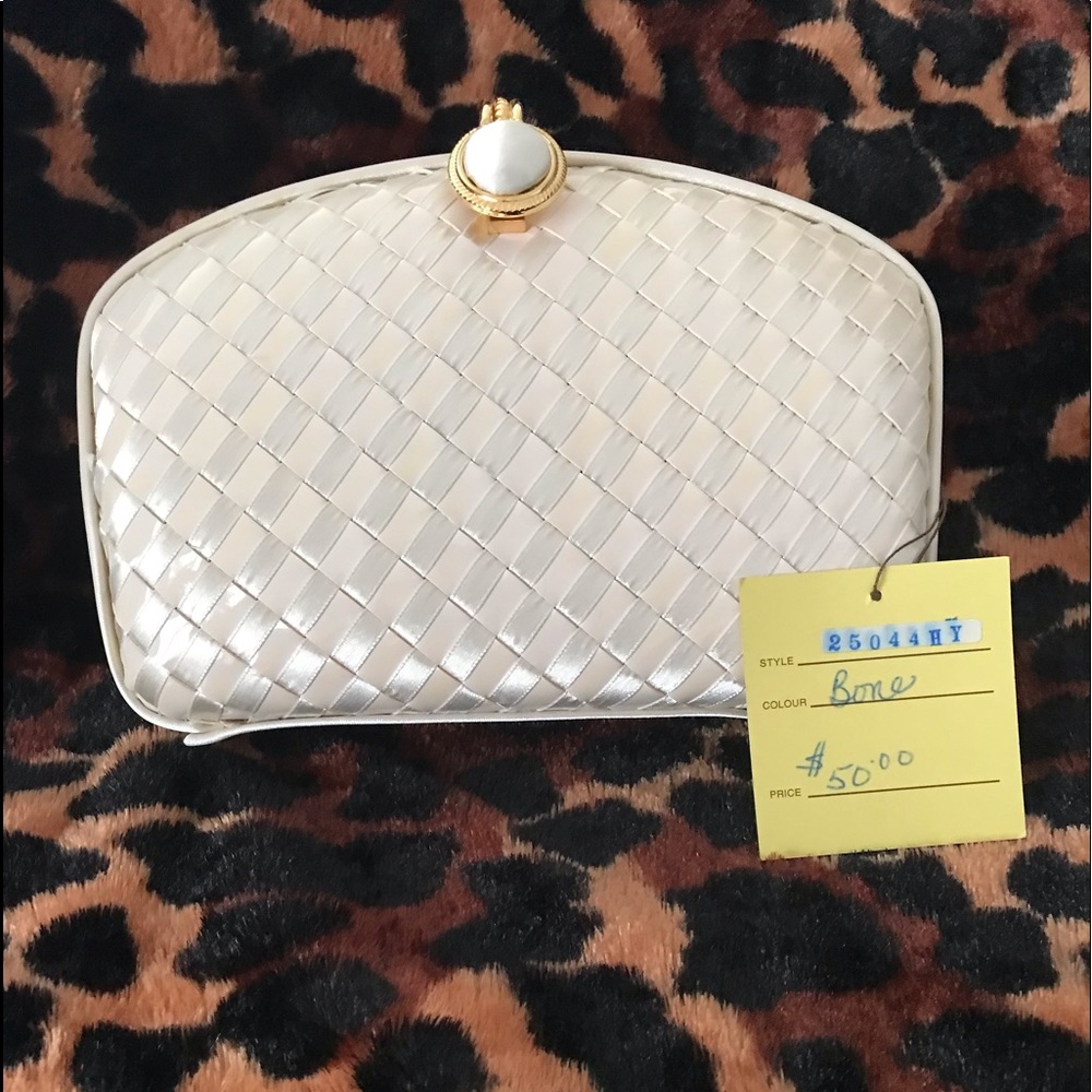 Fiona Satin evening bag.  New with tags. Never worn.